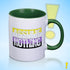 Assume Nothing Nonbinary Pride Flag Color Accent Mug